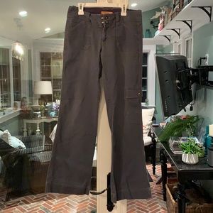 Straight leg low rise pants